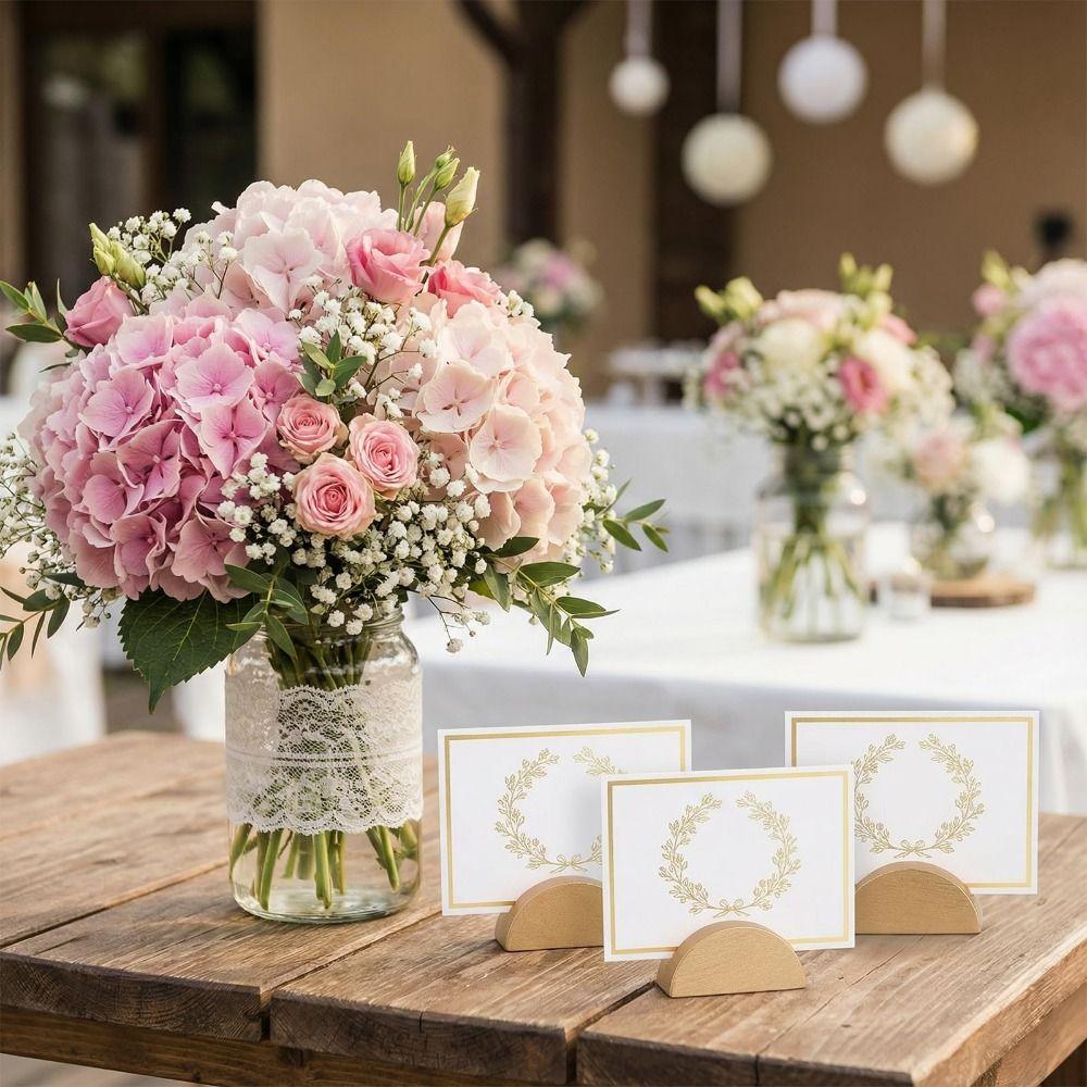 Multi-Shapes Place Card Holders Lightweight Table Name Holder  Event Table Setting