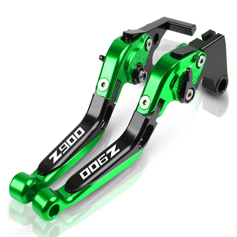 Motorcycle CNC Adjustable Extendable Foldable Brake Clutch Levers Handle Brakes Z900 For Kawasaki Z900 2017