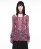 Nash Mixed Muffler Knit Burgundy