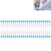 50pcs Epoxy Mixing Nozzle Tip for Adhesive Applicator Resin Mixing Tip Dental AccessoryBlue Orange 10:1
