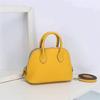 Borsa a tracolla singola in pelle bovina di prima qualità con motivo a litchi, mini borsa piccola portatile da donna