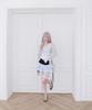 Chelikwili Soft Punk Eyelet Skirt - Blue