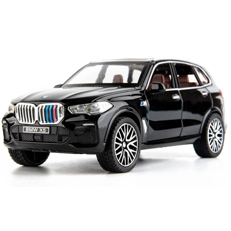 

Z 1/32, совместимая с моделью внедорожника BMW X5, игрушечный автомобиль, модель автомобиля из литого под давлением сплава с откидной спинкой, световые и звуковые игрушечные транспортные средства для детей, черный цвет