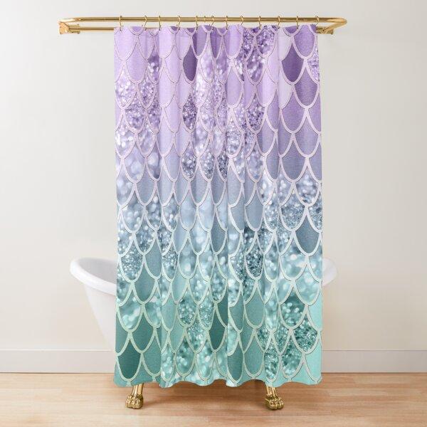 Gold Glitter Glam Shower Curtain,Golden Sparkling Shiny Art Bath Curtain,Polyester Washable Bathroom Curtains Set With Hooks