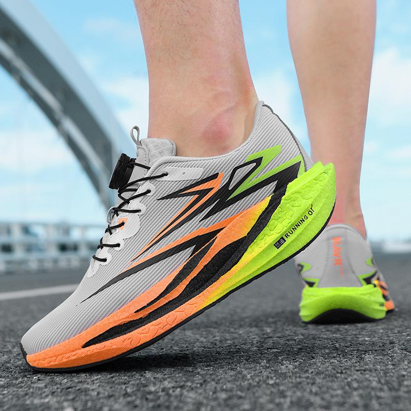 2025 new children's sports net shoes girls shoes single mesh breathable boys full palm carbon board running shoes summer mesh