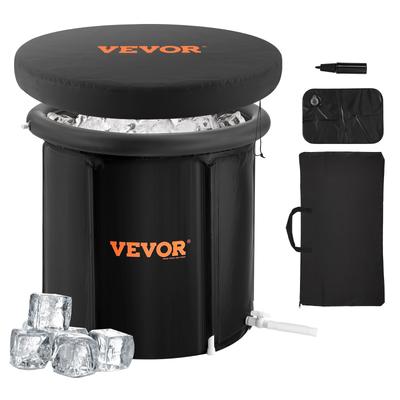 Ice Bath Tub, 80 Cm Long Cold Water Therapy Plunge Tub for Athletes, Portable Outdoor Ice Barrel Plunge Pool for Recovery