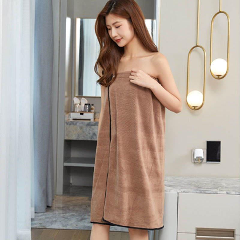 WTEMPO Bath Towel Tube Top Wrapped Chest Household Super Absorbent Thickening Non-shedding Soft Bath Skirt for Women