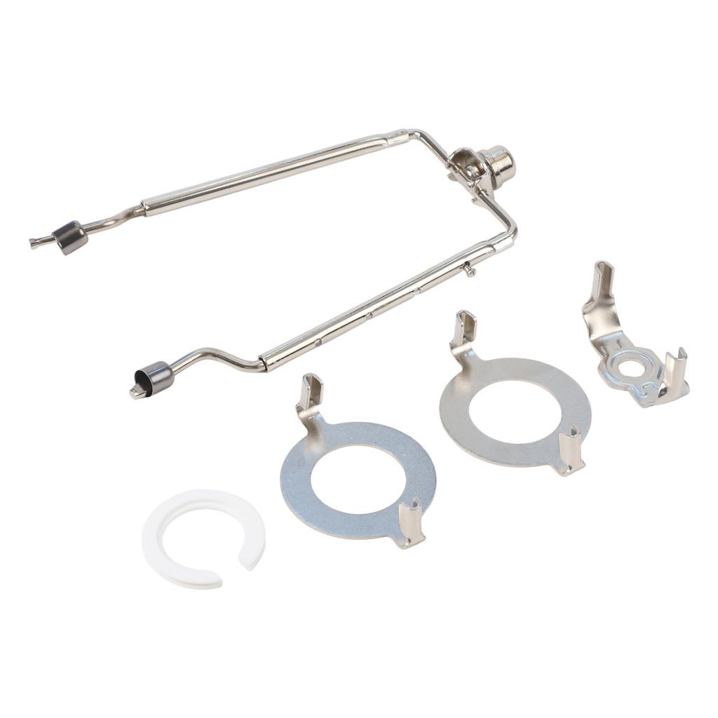 8 Inch Adjustable Lamp Shade Harp Kit with Multiple Adapter Bases and Conversion Ring Compatible with E26 E27 and E14 Lamps