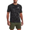 Under Armour RUSH T-Shirts Herren Schwarz Rundhals Mäßig Gerader Schnitt 1376792-001
