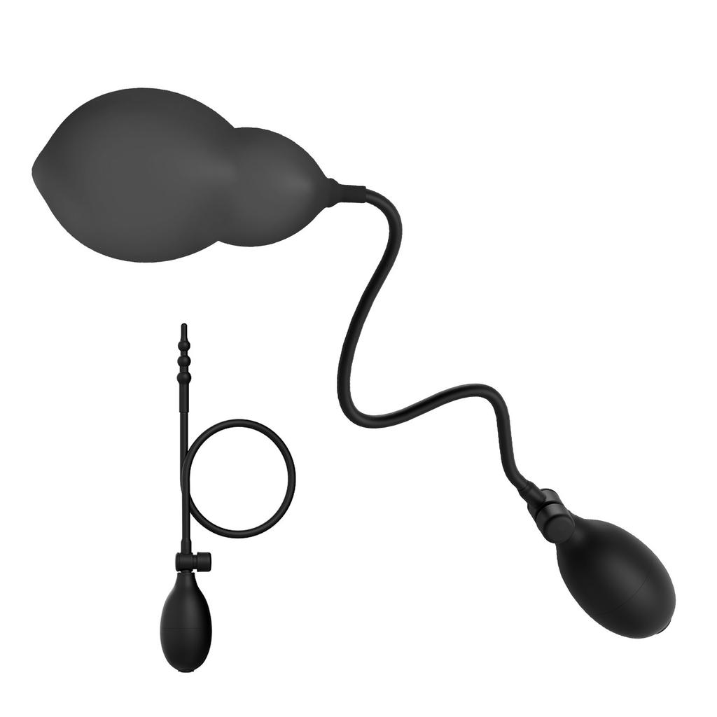 New Inflatable Butt Plug Expansion Vagina Anal Dilator Stimulator Prostate Massager Huge Bead Dildo Anal Plug Adult Womens Tool