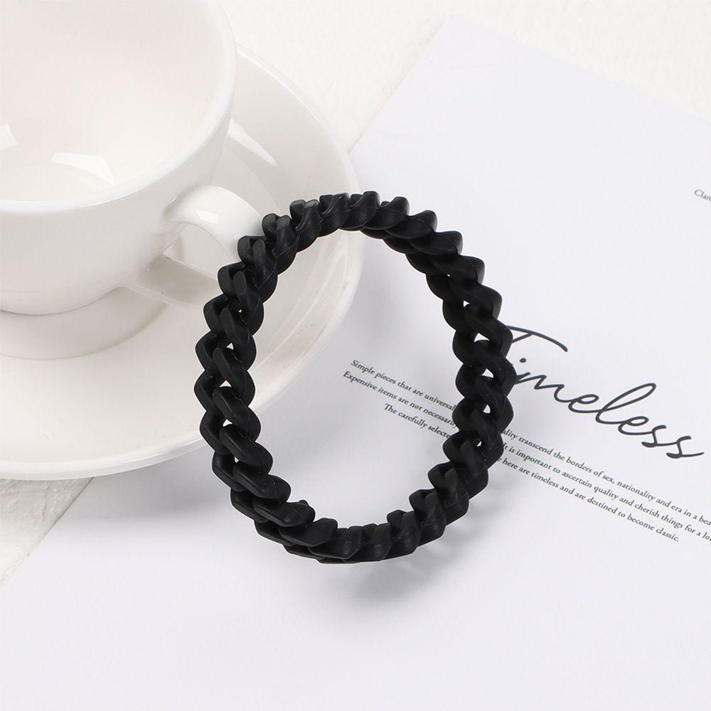 Party Jewelry Accessories Silica Gel Charm Band Rubber Bangles Silicone Bracelets Colorful