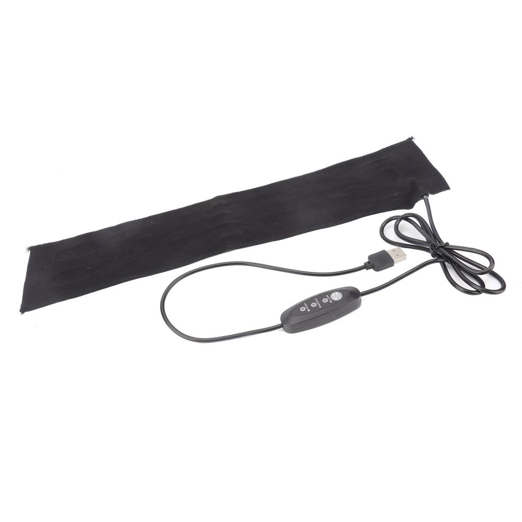 USB Heizkissen Faltbare Kohlefaser 3 Stufen Temperatureinstellung Heizfolie für Schulter DC 5V