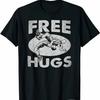 Funny Free Hugs Wrestling T Shirts - Brand New 100% Cotton Short Sleeve O Neck T Shirts Casual Clothing Men's Tops