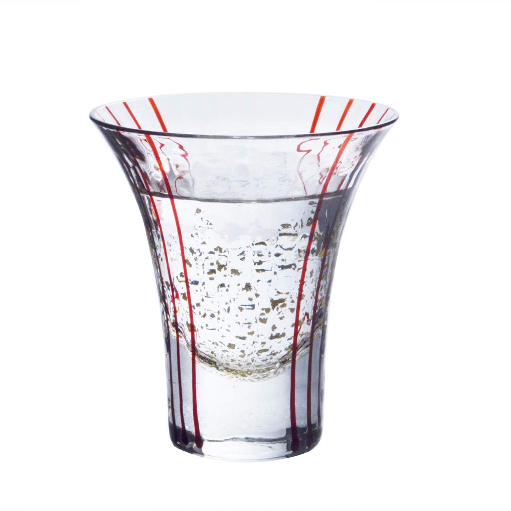 Toyo Sasaki Glass Edo Glass Yachiyo Kiln Hanami Sake Made in Sake Perfect Gift for Respect for the Aged 10360 Cup, 85ml, Japan, Glass, Day, Father's