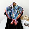 Silk Scarf  Imitation Silk Scarf  Retro High-end Scarf  Tied Hair  Light Breathable  Soft Shawl Scarf