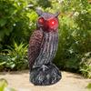 Fake Owl To Ornament Garden Decoration Craft Decorative Bird Scarers Deterrent for Lawn Pathway