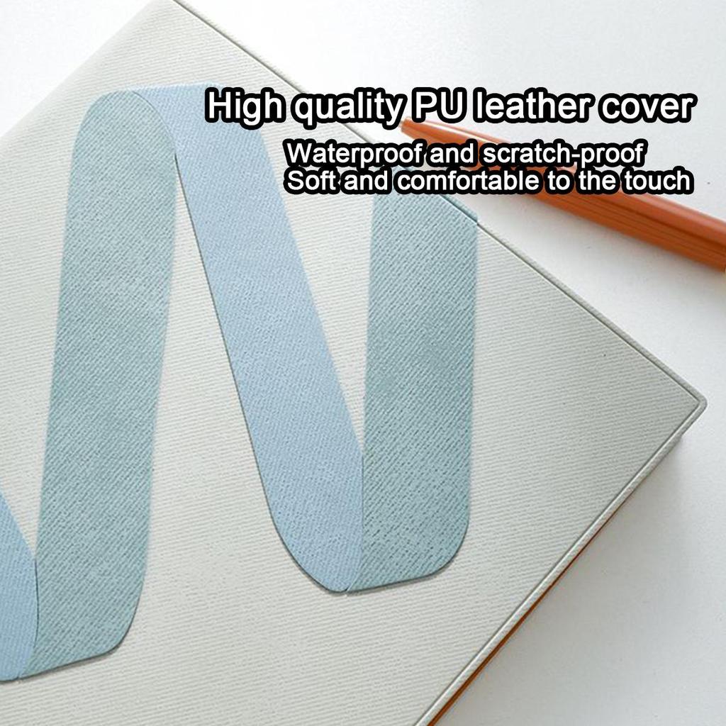 A5 thick leather student time planner, 2025 annual schedule, business notepad, 365-day daily planner, memo, notebook, 178 sheets, 356 pages