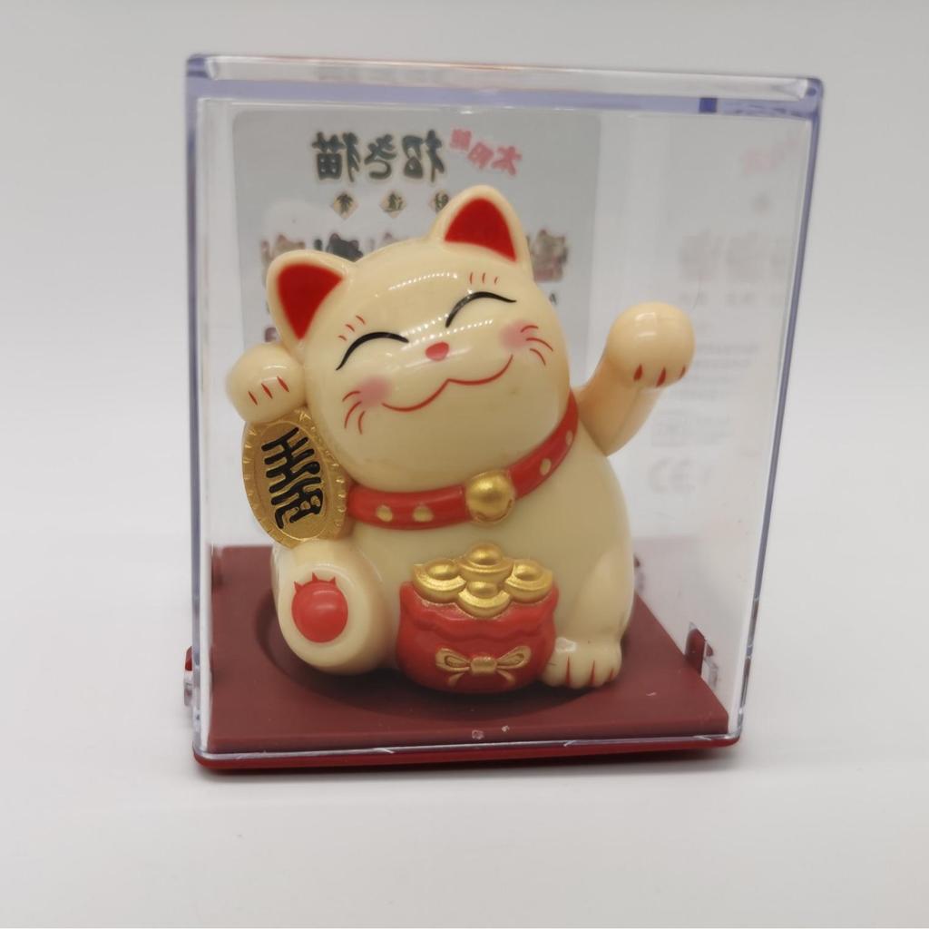 Solarbetriebene Winkekatze Figur - Kreatives Ornament und Einzigartiges Geschenk
