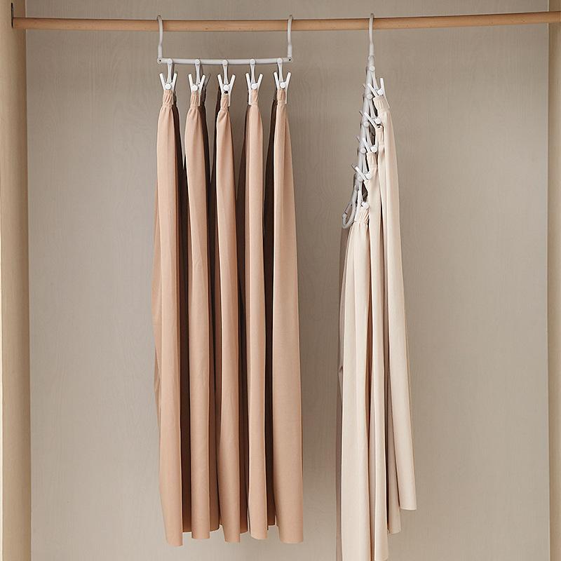 Multi-functional Telescopic Multi-layer Storage Clothes Hanger, Drying Rack, Magic Pants, Scarf Rack, Silk Scarf and Tie Hanging Rack