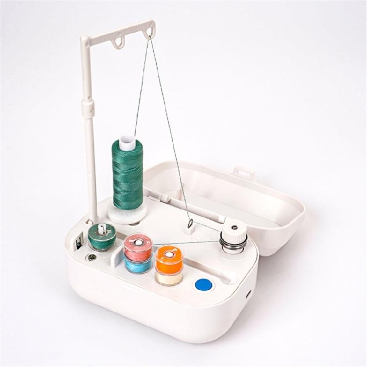 Electric Bobbin Winder White Bobbin Winder Sewings Winding Tool Electric Spool Winding Machine for Household