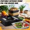 Insulated Food Carrier Leakproof Insulated Portable Food Transport Bag Casserole Warmer For Transport Meal Delivery Serving