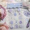 Starlight Wax Seal Stickers with Epoxy Glaze for DIY Envelope Decoration