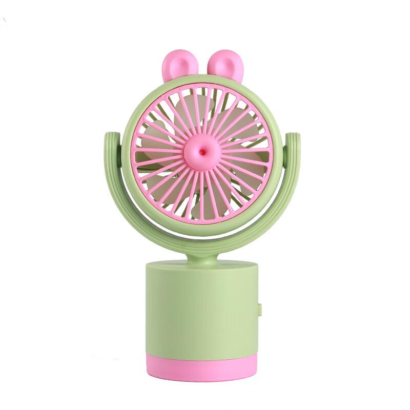 Cartoon USB Rechargeable Handheld  Desktop Fan Pack of 5