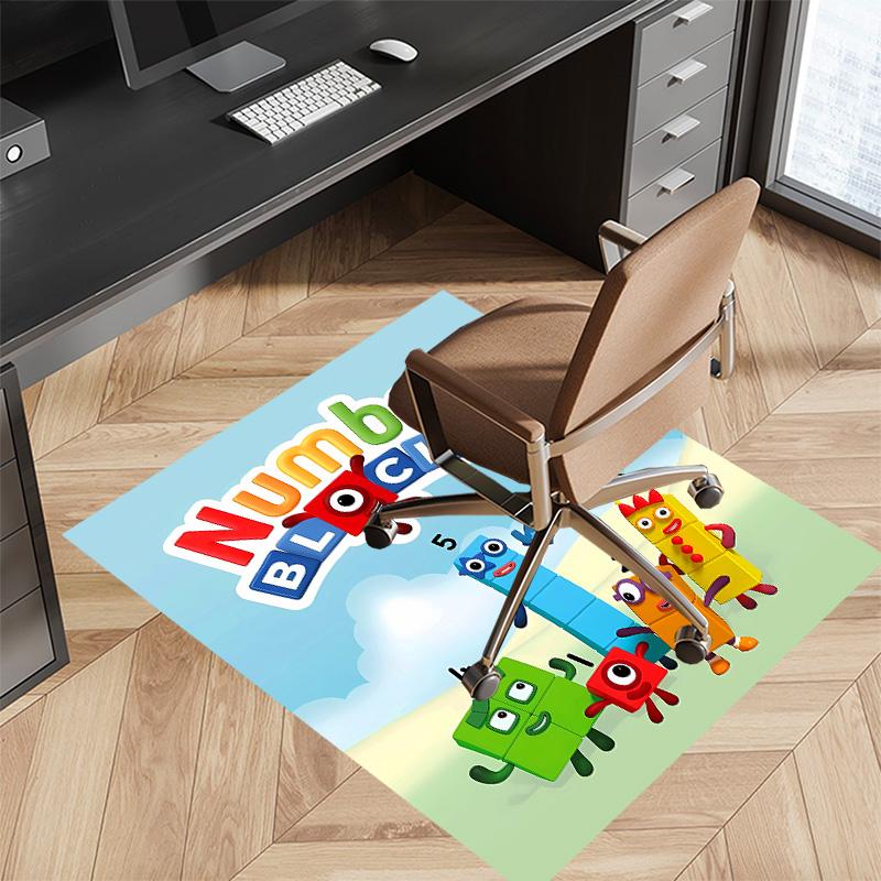 Tappeto Assorbente Lavabile Stampato Numberblocks, Tappetini Antiscivolo per Bagno, Tappeti da Cucina, Tappetino Yoga, Ingresso Soggiorno, Tappeti da Campeggio Picnic