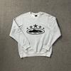 26 American Streetwear Graphic Print Crewneck Sweatshirt Loose Fit Teens