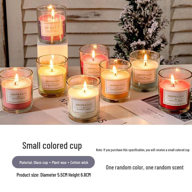 Handmade Dried Flower Crystal Stone Aromatherapy Candle – Smokeless, High-End Decorative Fragrance Gift Set.