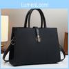 Pu Tote Bag For Women With Stitching Detail And Zipper Closure For Daily Use