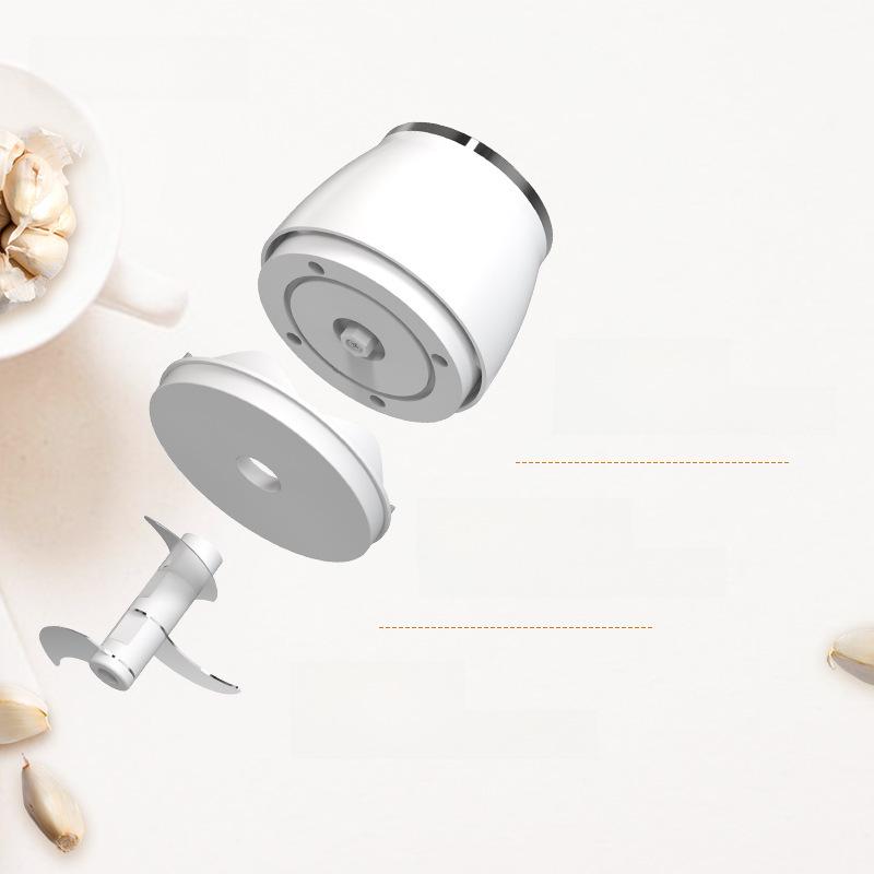 Elektrický drtič a loupač česneku: Multifunkční automatický mlýnek na česnek a maso