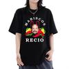 2025 RECIO Bedrucktes T-Shirt Damen Unisex Lustig Lässig Locker Rundhals Kurzarm Oberteile T-Shirt Mode Hip Hop Y2K T-Shirt