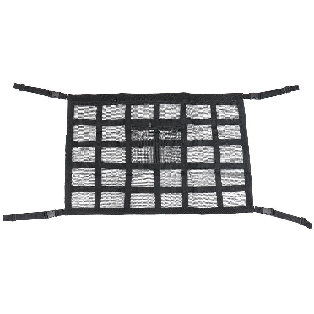 Universal Car Roof Storage Net with Reinforced Straps