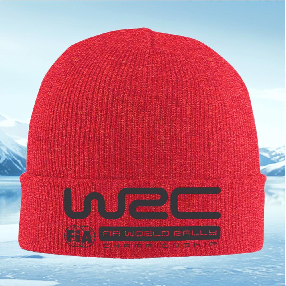 WRC FIA World Rally Championship emblem Unisex Women Unisex Knitted Hat Beanie Pullover Cap Winter Thermal Warm Christmas Outdoor C