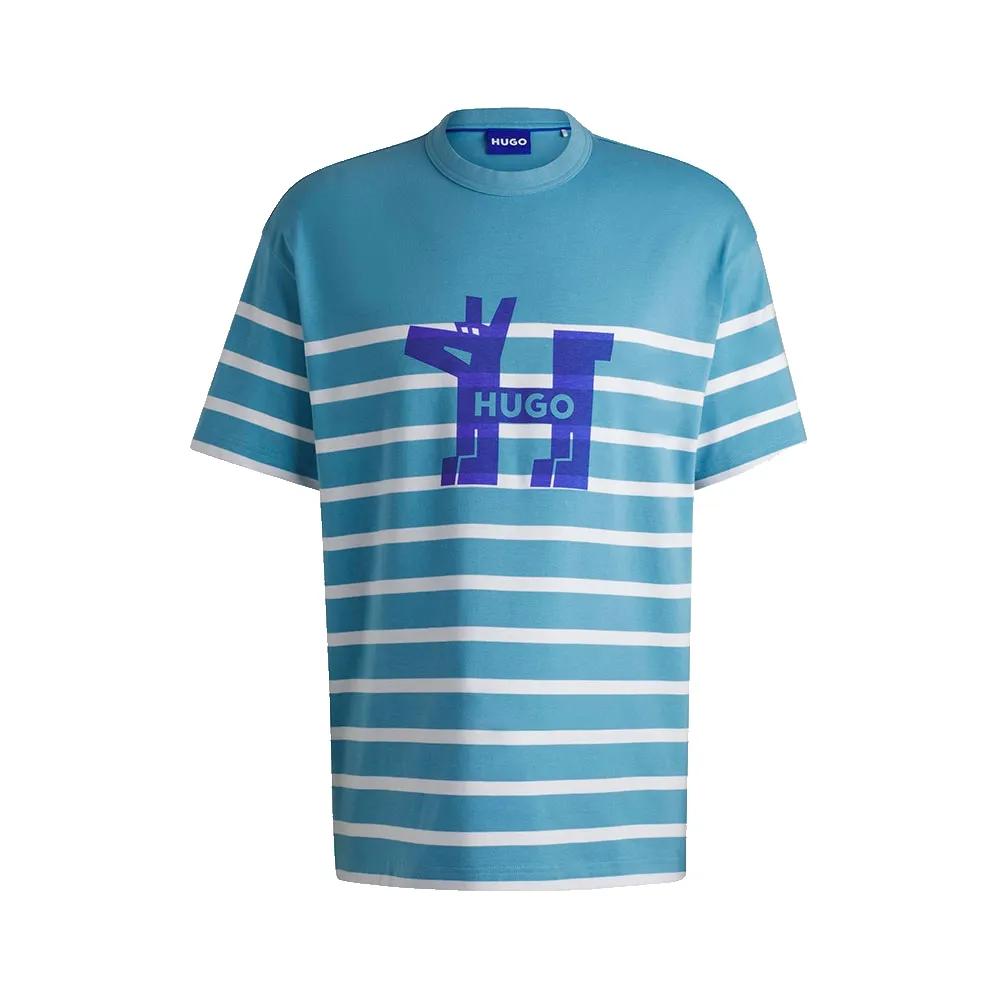 HUGO Толстовка Nolastripe BLUE