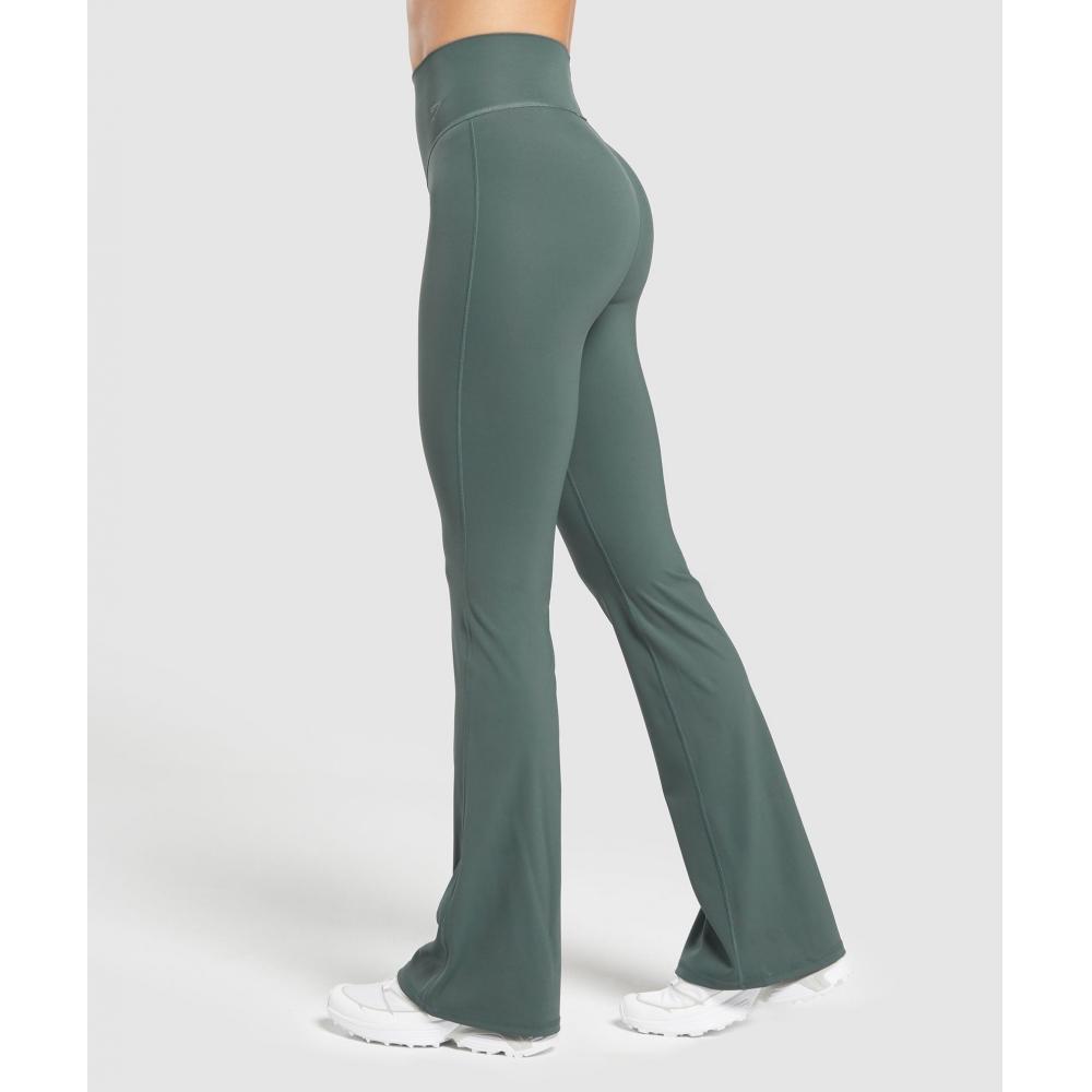 Gymshark Elevate Flared Leggings 2.0 Slate Teal B1c8u Tbnh
