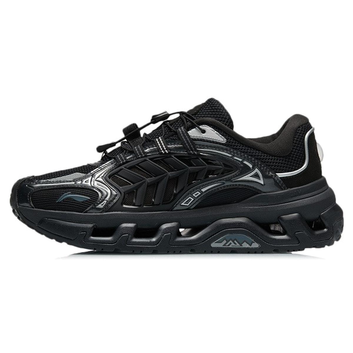 

Li Ning Mountain Color Reflective Abrasion Resistant Breathable Low top Running Shoes Women s Black AGLR106-2 35.5