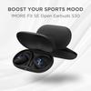 1MORE Fit SE S30 Wireless Lightweight IPX5 Up to 30 Hours of Bluetooth EQ Sports Style Open-Ear Earbuds, (10g), Waterproof, Playtime, 5.3 Compatible,