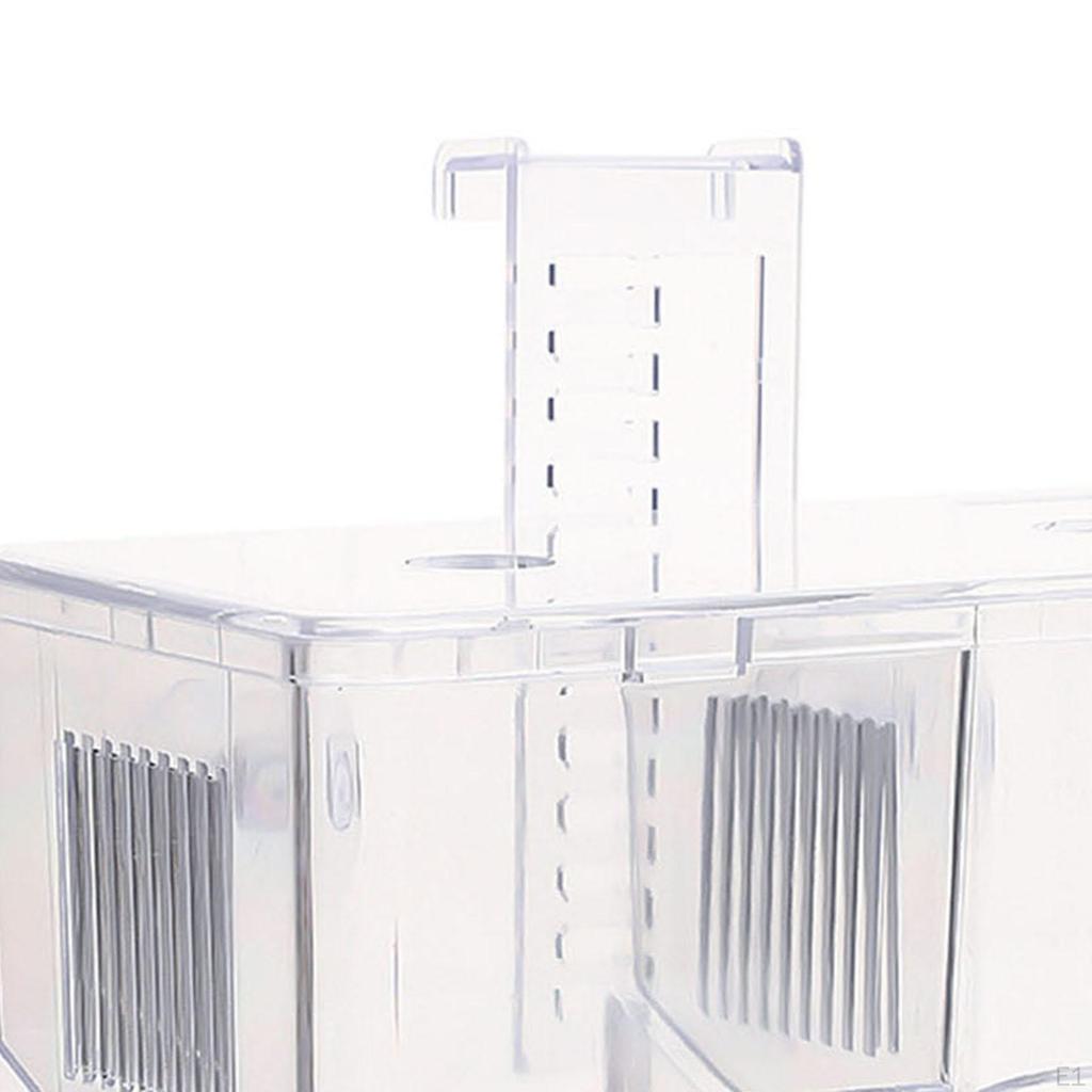 Fish Breeder Box, Hatching Box Easy Installation Two Layers Isolation Breeding