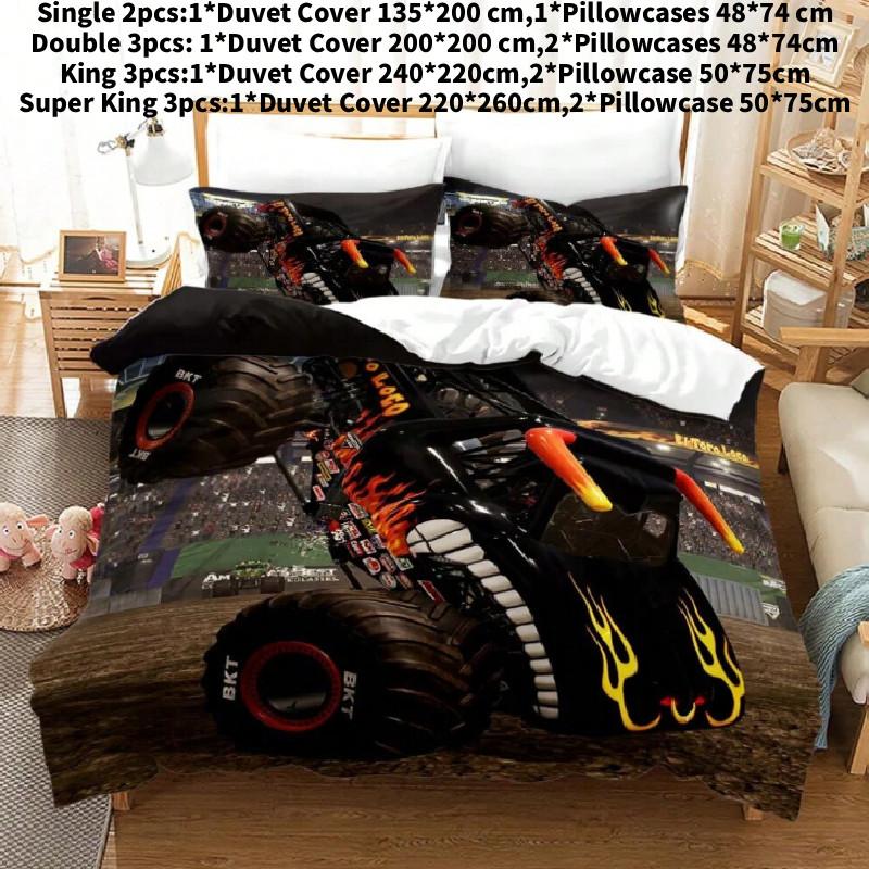 

Single Jam Monster Bedding Set Single Adult Kid Bedroom Duvetcover Print 3d Style A Single
