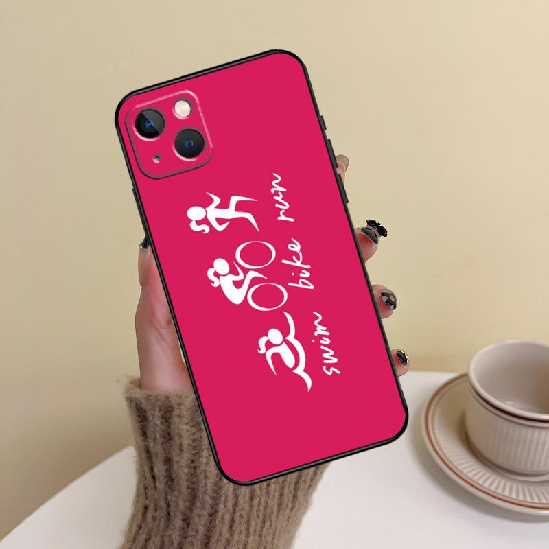 Mountain Bike Cycling Phone Case For iPhone 16 Pro Max 14 13 12 11 15 17 Pro Max mini Plus 16e 17 Air Cover Funda