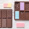 Set di 12 stampi in silicone per cioccolato per dolci, decorazioni per torte, biscotti, gelatine, budini Fai da te Antiaderente Riutilizzabile