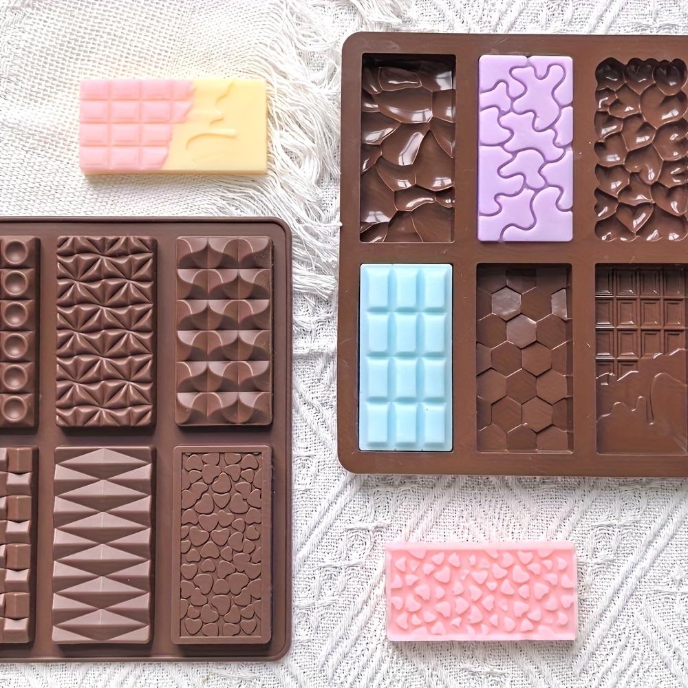 Set di 12 stampi in silicone per cioccolato per dolci, decorazioni per torte, biscotti, gelatine, budini Fai da te Antiaderente Riutilizzabile