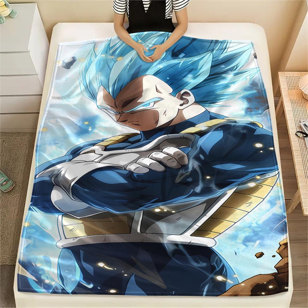 Dragon Ball Character Poster Print Flannel Blanket,High quality Comfortable for All Seasons,Home Decor,Warmth and Comfort,Perfect for Christmas Gifts