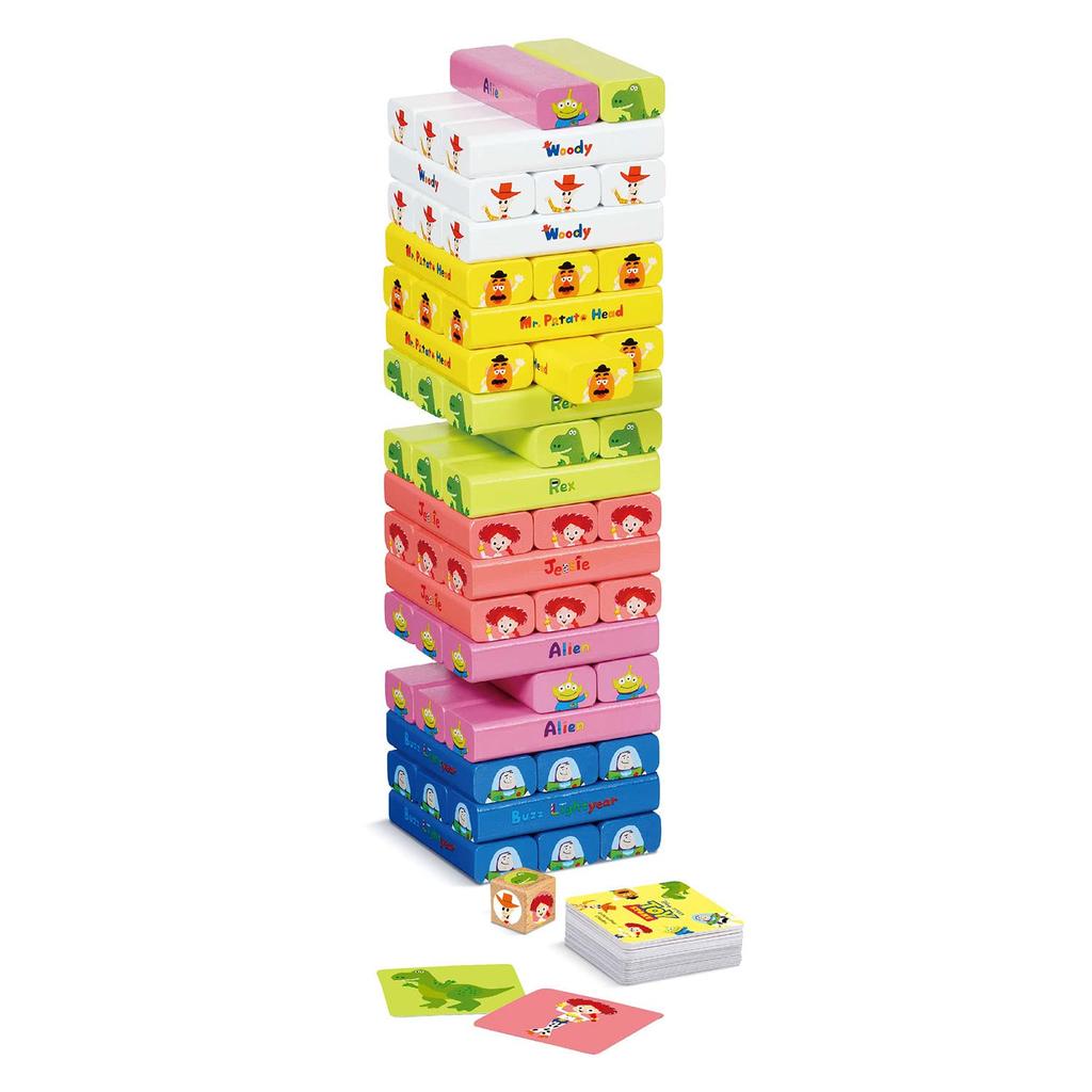 Kawada Toy Story Balance Tower (Renewed) 7.5 x 7.5 x 27.3 cm, Ages 6 and Up, Action Game, Balance Game Toy, KG-035