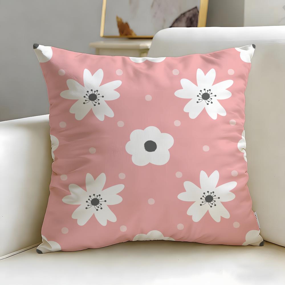 Klasyczny wzór Kwiatowa Poszewka na Poduszkę Miękka i Łatwa do Prania Poszewka na Poduszkę – Wszechstronna na Kanapę, Łóżko, Podróż i do Biura