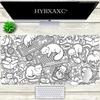 HYBXAXC Cat and Keyboard Pattern Mouse Pad Cute HD Desk Pad Extended Gaming Keyboard Mats Large Xcm XXL Gamer Mousepad