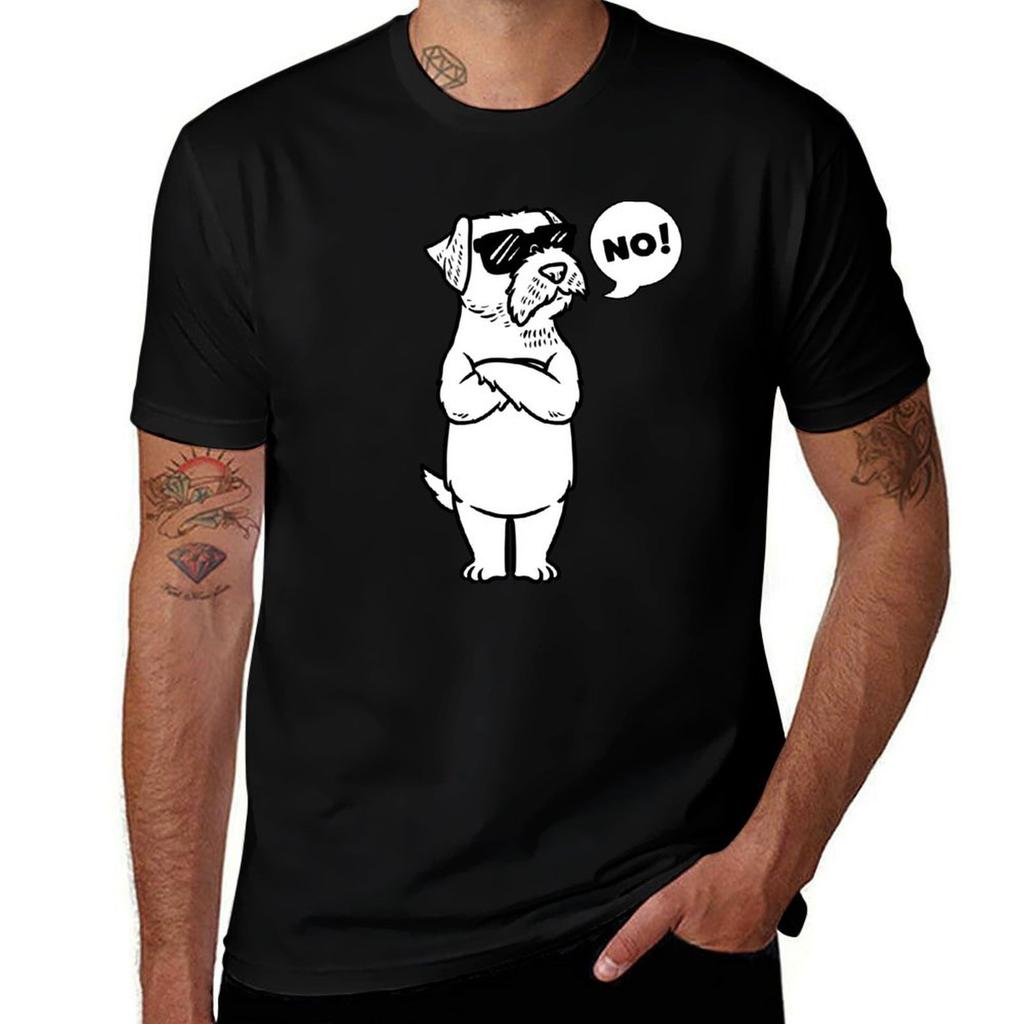 Stubborn Border Terrier Dog Tshirt Big And Tall Short Sleeve Tee Tshirt