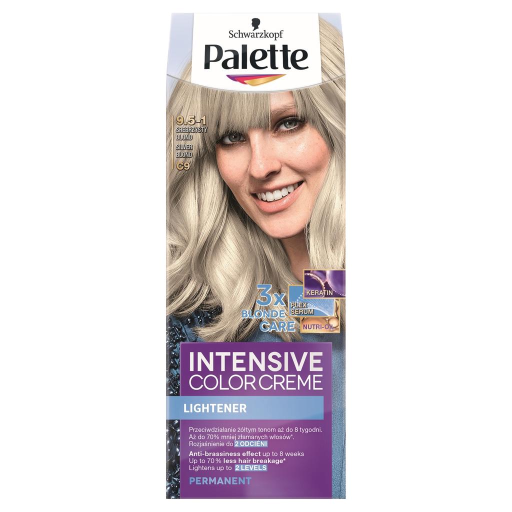 Palette Intensive Color Creme Permanent Hair Dye, No. 9.5-1 Silver